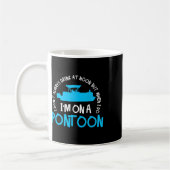 Pontoon Captain Boating Lake Gift Koffiemok (Links)
