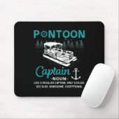 Pontoon Captain Definition Funny Pontoon Boat Boat Muismat (Met muis)