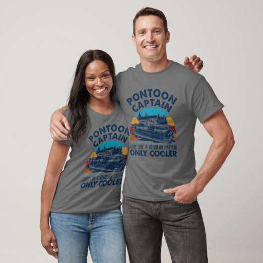 Pontoon Captain Just Like A Regular Captain Only C T-shirt (Unisex)