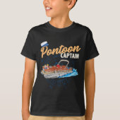 Pontoon Captain Tee Shirt Funny Pontoon Boating  (Voorkant)