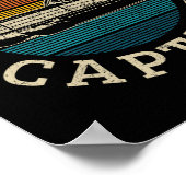 Pontoon Captain Vintage Pontoon Boating Boating  Poster (Hoek)