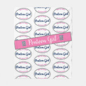 Pontoon Girl Cling Thans Blanket Fleece Deken (Voorkant)