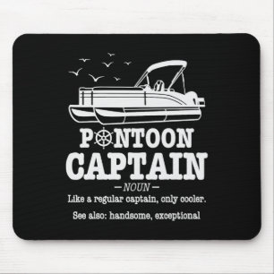 Pontoon Kapitein Definitie Boot Leven Grappig Vare Muismat