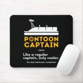Pontoon Kapitein Definitie - Grappige Boot Pontone Muismat (Met muis)