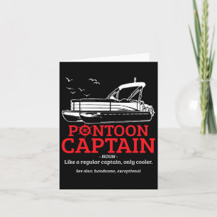 Pontoon Kapitein Definition Funny Pontoon Boat Boa Kaart