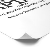 Pontoon Kapitein Definition Funny Pontoon Boat Boa Poster (Hoek)