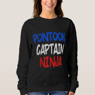 Pontoon Kapitein Sailing Sailboot Sailor 5 Trui