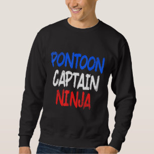 Pontoon Kapitein Sailing Sailboot Sailor 5 Trui