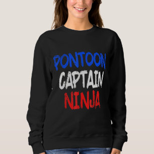 Pontoon Kapitein Sailing Sailboot Sailor 5 Trui