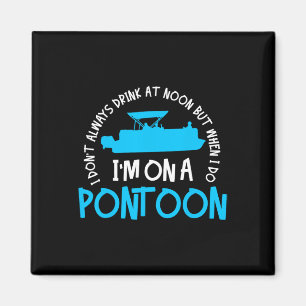 Pontoon Kapitein Varend Meer Cadeau Magneet