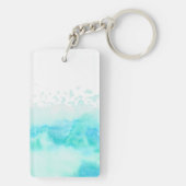 Pontoon Keys Water Wave Blue Sleutelhanger (achterkant)