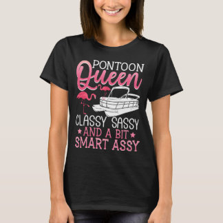 Pontoon Koningin Flamingo Vaart Shirt