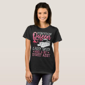 Pontoon Koningin Flamingo Vaart Shirt (Voorkant volledig)