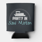 Pontoon Party in slow motion Blikjeskoeler (Voorkant)