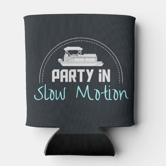 Pontoon Party in slow motion Blikjeskoeler (Achterkant)