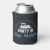 Pontoon Party in slow motion Blikjeskoeler (Blikje Achterkant)