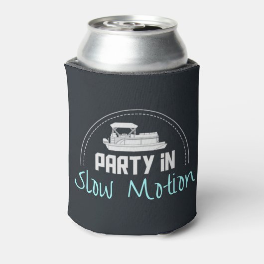 Pontoon Party in slow motion Blikjeskoeler (Blikje Achterkant)