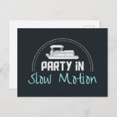 Pontoon Party in slow motion Briefkaart (Voorkant / Achterkant)