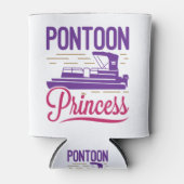 Pontoon Princess Pontooning Motor Boating Blikjeskoeler (Voorkant)