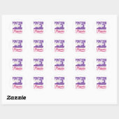Pontoon Princess Pontooning Motor Boating Ronde Sticker (Vel)