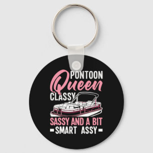 Pontoon Queen Cly Sy en een beetje slim Y Sleutelhanger