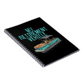 Pontoonboot - Mijn Pensioenvoertuig Notitieboek (Rechterzijde)