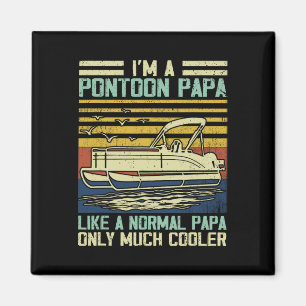 Pontoonbootkapitein Papa Vader Gag Pontonvaren Boo Magneet