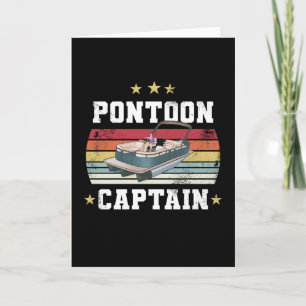Pontooning Gift voor de Pontoon Kapitein Kaart