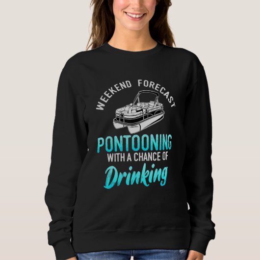 Pontooning Weekend Forecast Pontonboot Kapitein Trui (Voorkant)