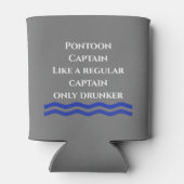 Pontoonkapitein als een gewone kapitein blikjeskoeler (Achterkant)