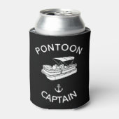 Pontoonkapitein - Blikkoeler - Grappig bootcadeau Blikjeskoeler (Blikje Voorkant)