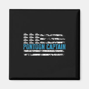 Pontoonkapitein Funny Boating 4 juli pontoon B Magneet
