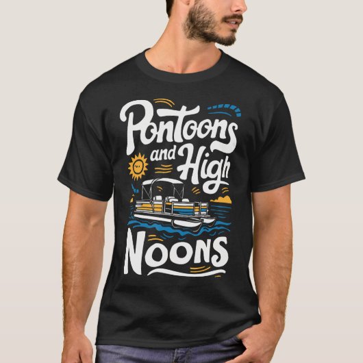 Pontoons en High Noons T-shirt (Voorkant)