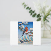  Pontresina Vacation Swiss Air Zwitserland Briefkaart (Staand voorkant)