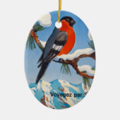 Pontresina Vacation Swiss Air Zwitserland Keramisch Ornament (Voorkant)