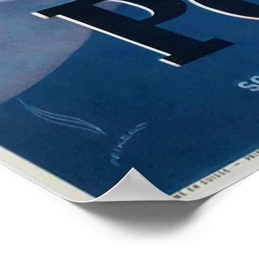 Pontresina - Zwitserland, Vintage Travel Poster (Hoek)