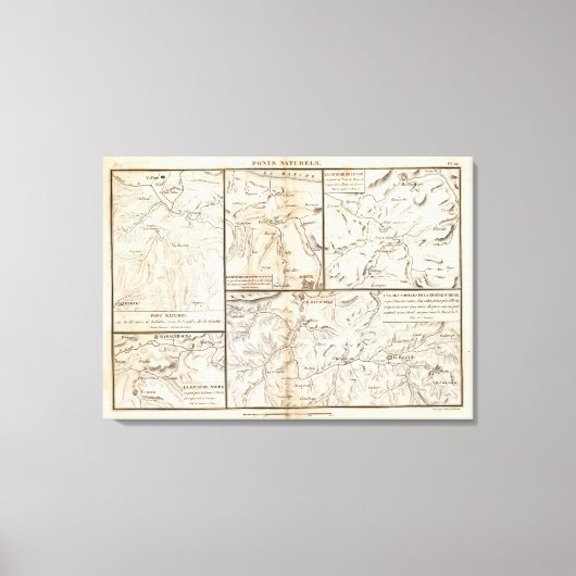 Ponts naturels canvas afdruk (Voorkant)