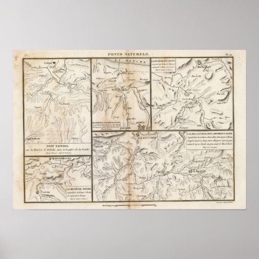 Ponts naturels poster (Voorkant)