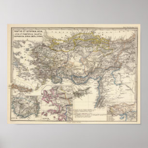 Pontus et Bithynia, Azië, Lycia en Pamfylia Poster