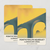 Pontycysyllte-aquaduct, Llangollen, Wales (Voorkant / Achterkant)