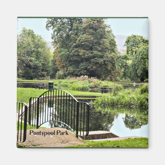 Pontypoolpark in Torafen, Wales Magneet (Voorkant)