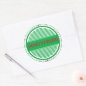 Pontypridd City Pride Embleem – Welshe Identiteit Ronde Sticker (Envelop)