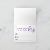 Pony 5e verjaardagsuitnodiging (Binnen)