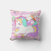 Pony Angel Pink Stripe Sierkussen (Voorkant)