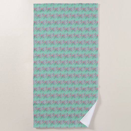 Pony Beach Towel Strandlaken (Voorkant)