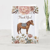 Pony Bedankkaart (Voorkant)