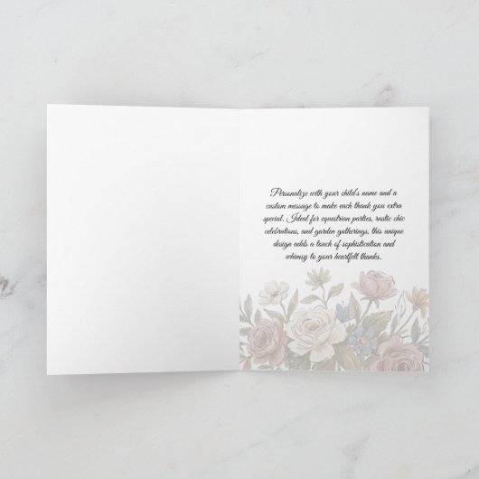 Pony Bedankkaart (Binnen)