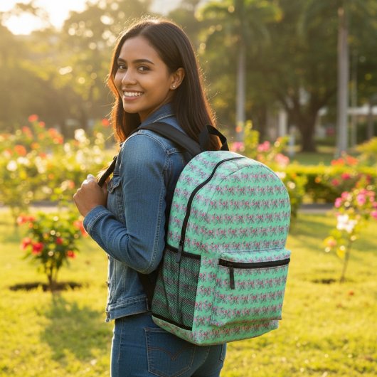 Pony bedrukte rugzak