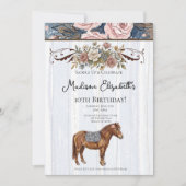 Pony Birthday  Kaart (Voorkant)