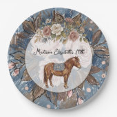 Pony Birthday  Papieren Bordje (Voorkant)